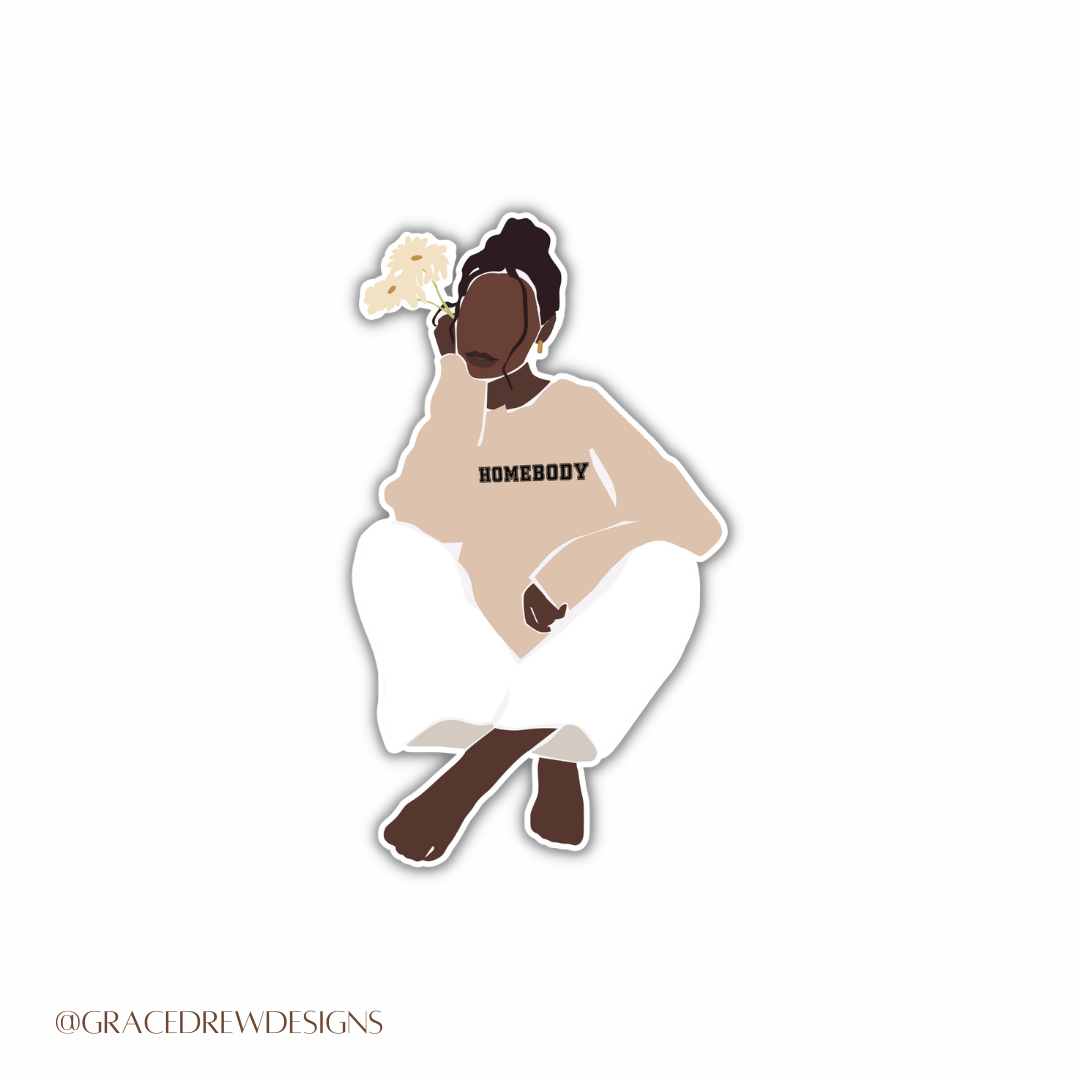 Homebody Vinyl Sticker
