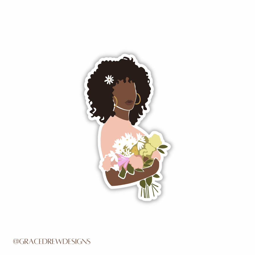 In Bloom Vinyl Sticker
