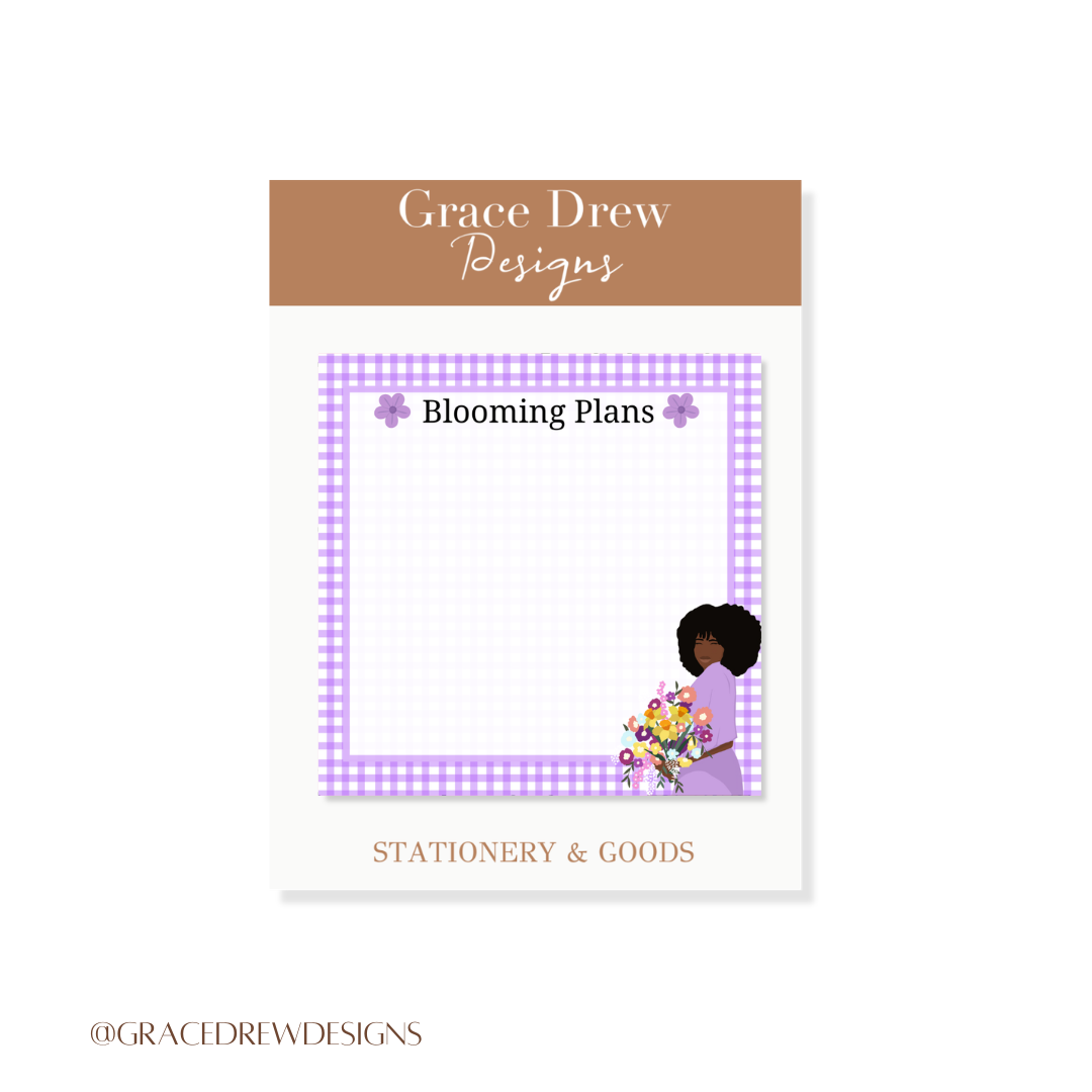 Blooming Plans Sticky Notes