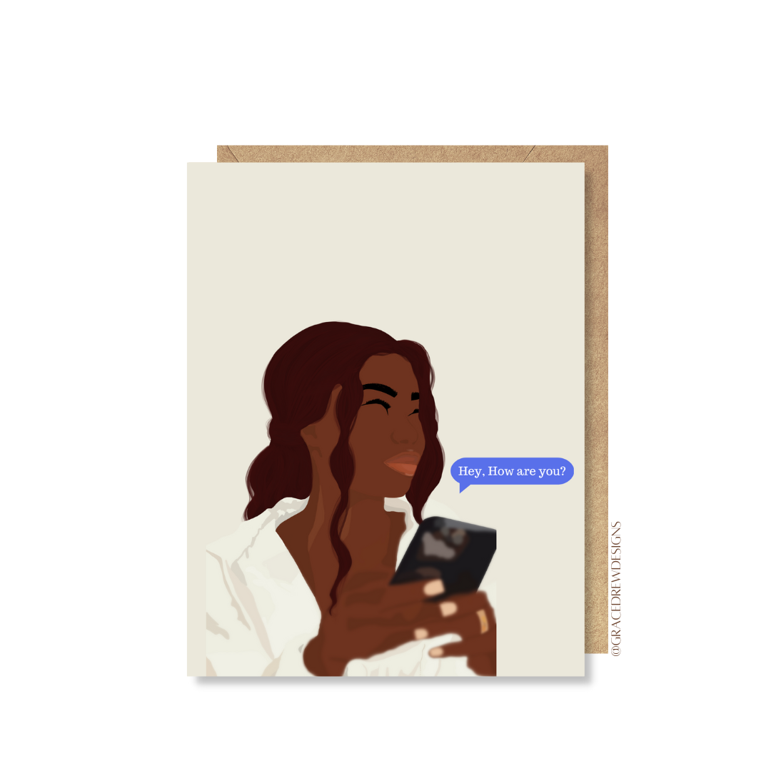 Hey, How are you Greeting Card