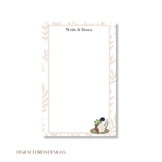 Write It Down Notepad