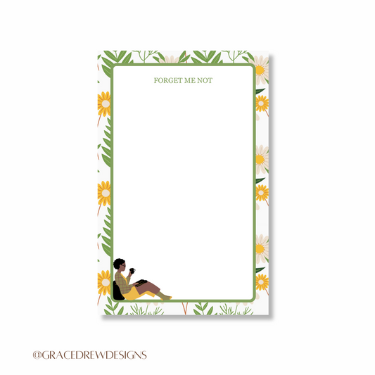Forget Me Not Notepad