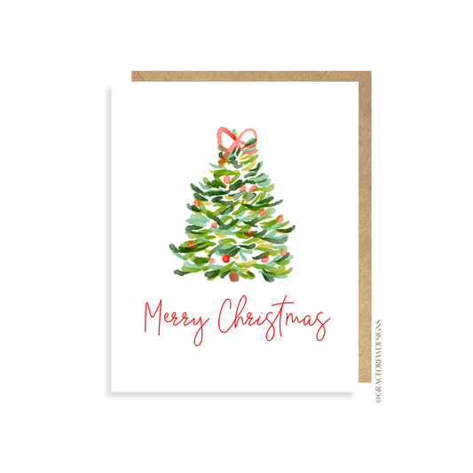 Merry Christmas Greeting Card