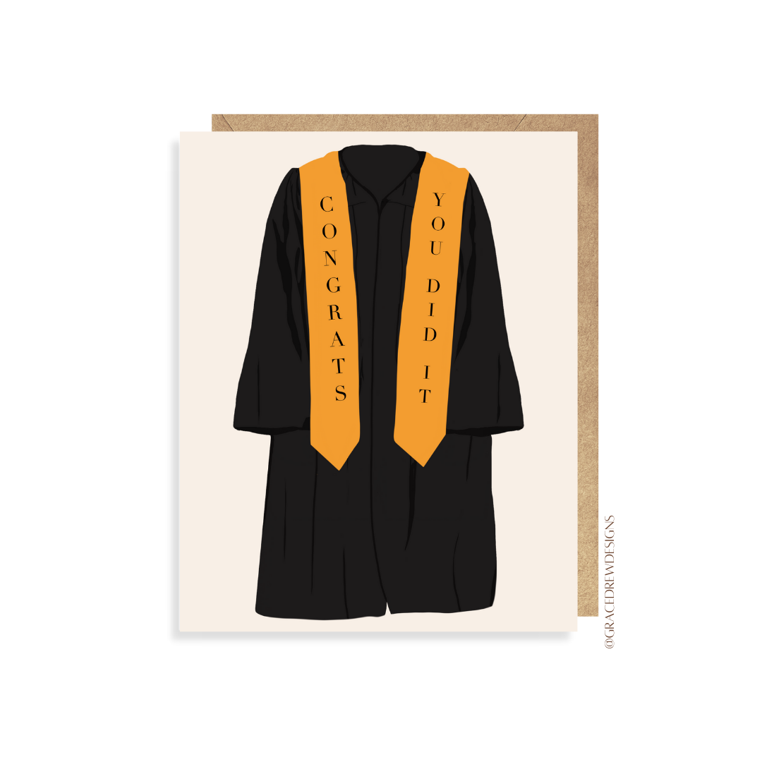 Congrats You Did It! (Graduation  Card)