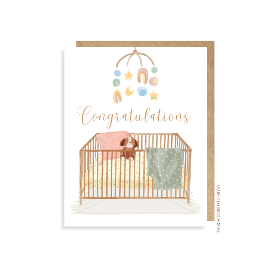 Congratulations Baby Greeting Card