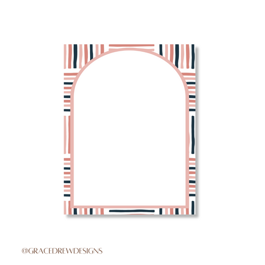 Boho Arch Memo Notepad
