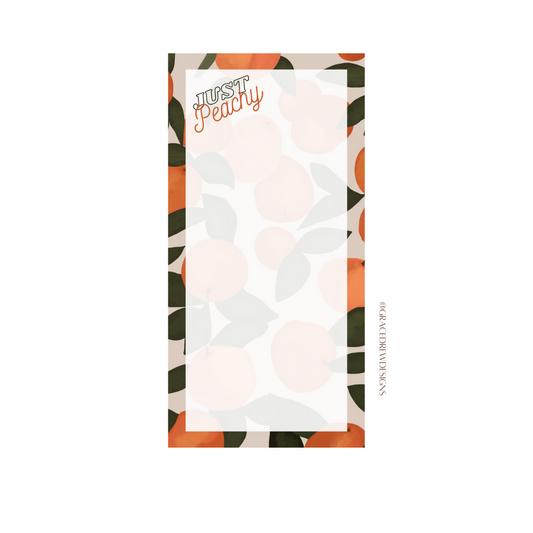 Just Peachy Notepad