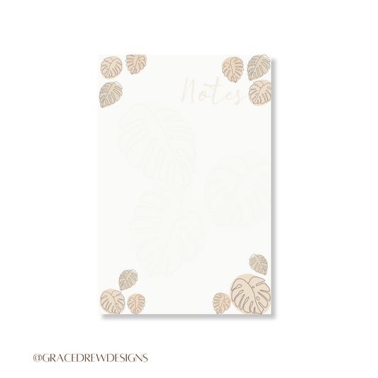 Monstera Notepad