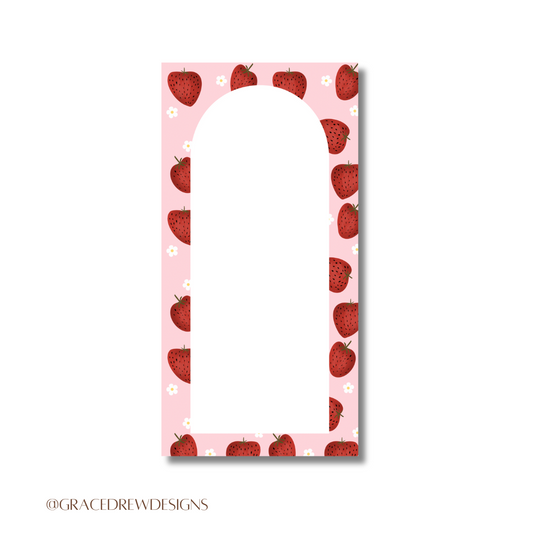 Strawberry Notepad